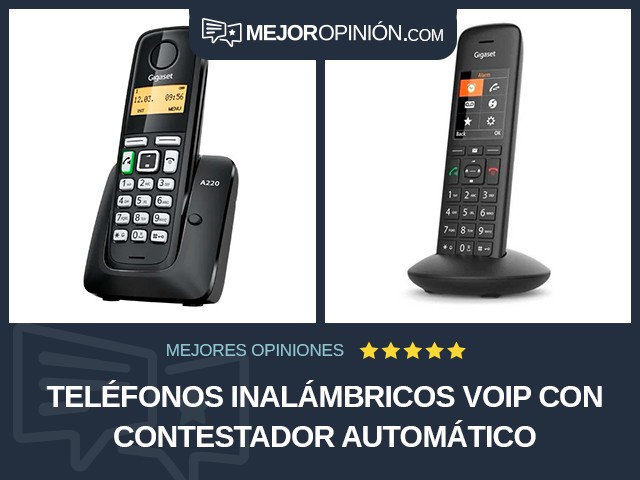 Teléfonos inalámbricos VoIP Con contestador automático