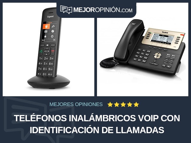 Teléfonos inalámbricos VoIP Con identificación de llamadas