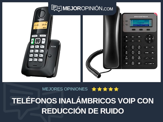 Teléfonos inalámbricos VoIP Con reducción de ruido