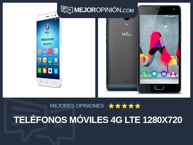 Teléfonos móviles 4G LTE 1280x720