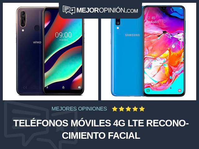 Teléfonos móviles 4G LTE Reconocimiento facial