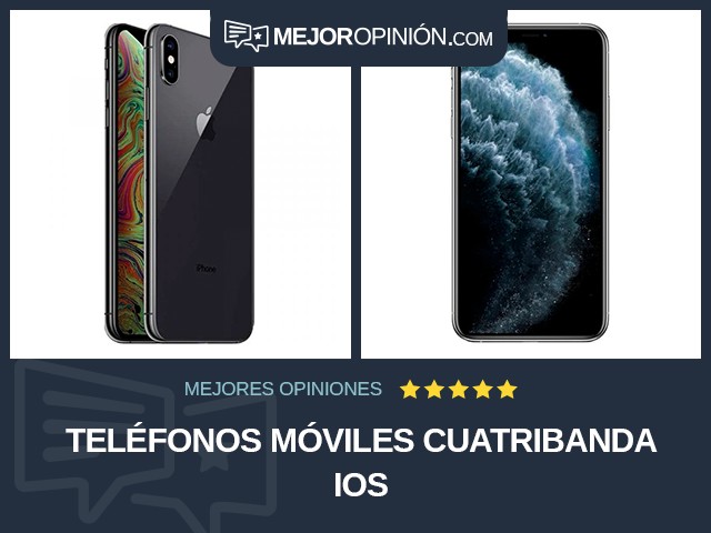 Teléfonos móviles Cuatribanda iOS