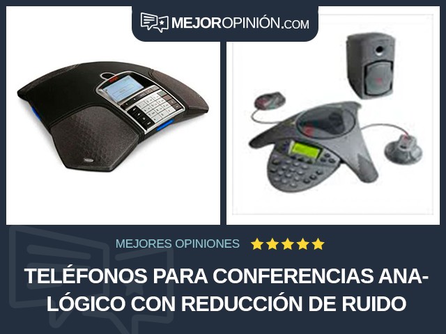 Teléfonos para conferencias Analógico Con reducción de ruido