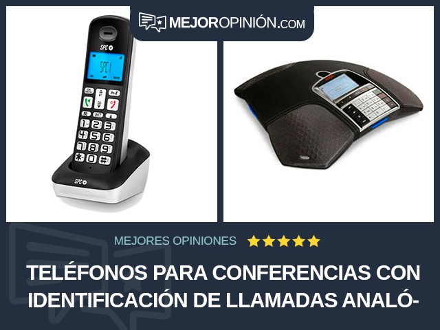 Teléfonos para conferencias Con identificación de llamadas Analógico