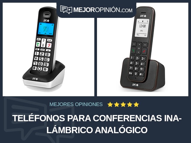 Teléfonos para conferencias Inalámbrico Analógico