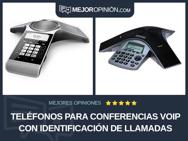 Teléfonos para conferencias VoIP Con identificación de llamadas