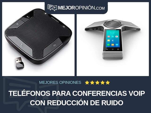 Teléfonos para conferencias VoIP Con reducción de ruido