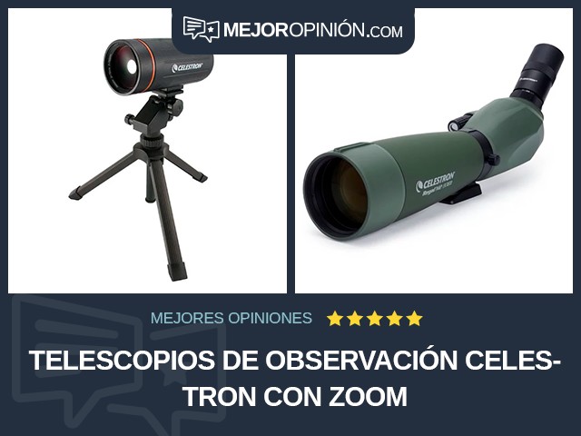 Telescopios de observación Celestron Con zoom