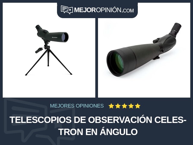 Telescopios de observación Celestron En ángulo