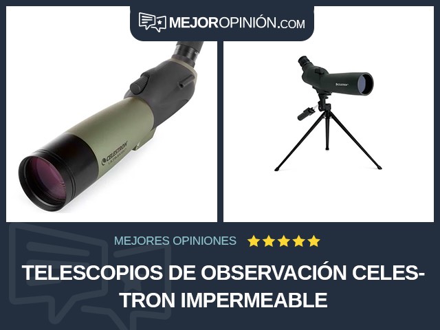 Telescopios de observación Celestron Impermeable