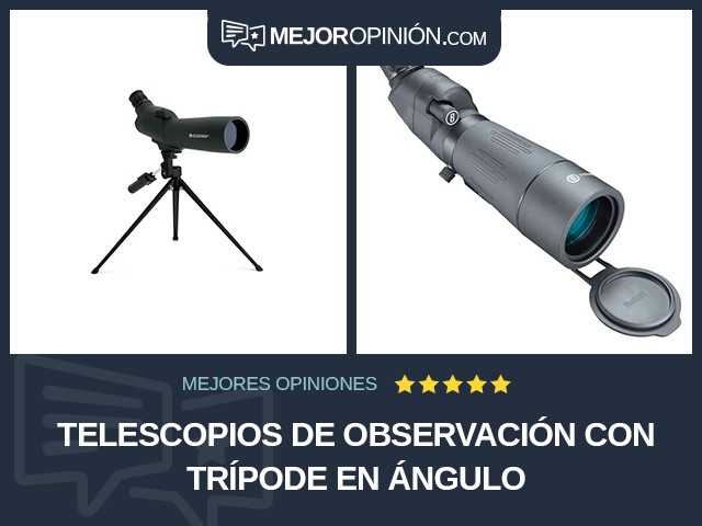 Telescopios de observación Con trípode En ángulo