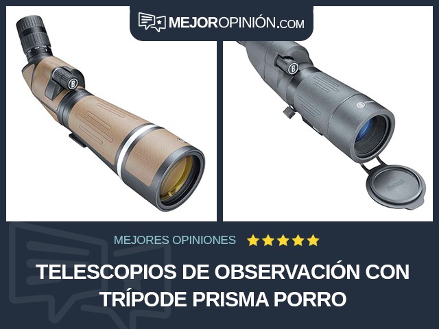 Telescopios de observación Con trípode Prisma Porro