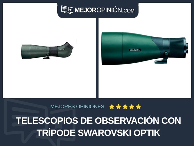 Telescopios de observación Con trípode SWAROVSKI OPTIK