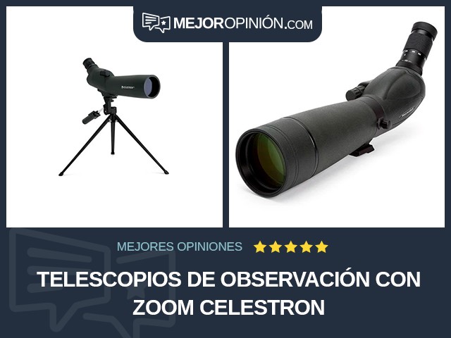 Telescopios de observación Con zoom Celestron