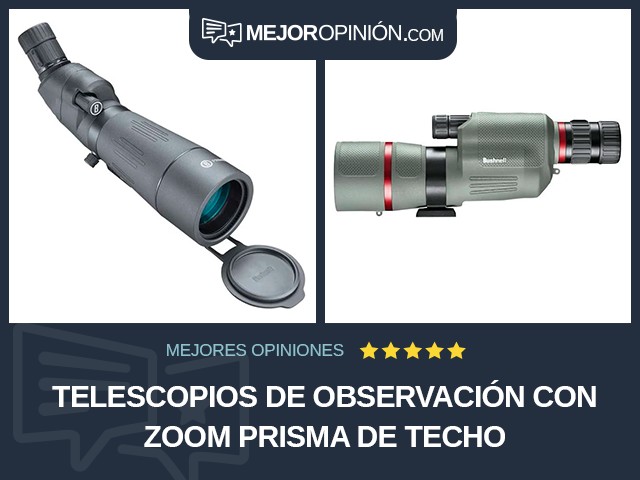 Telescopios de observación Con zoom Prisma de techo