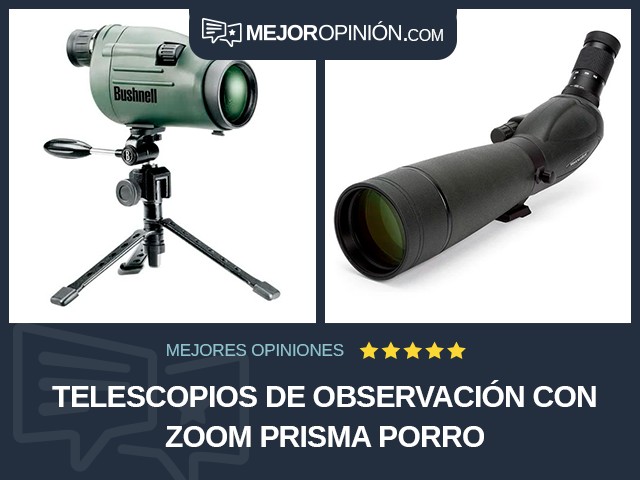 Telescopios de observación Con zoom Prisma Porro