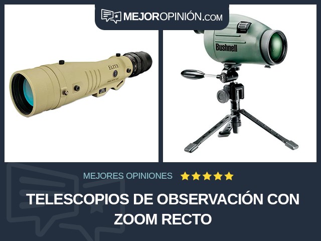 Telescopios de observación Con zoom Recto