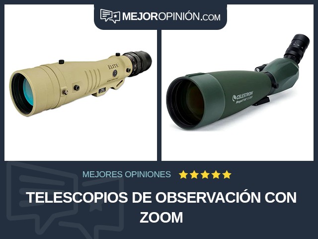 Telescopios de observación Con zoom