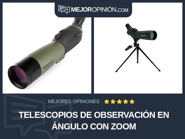 Telescopios de observación En ángulo Con zoom