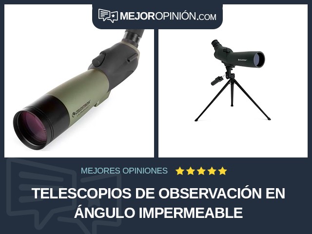 Telescopios de observación En ángulo Impermeable