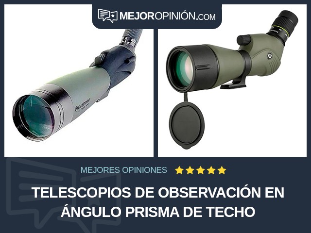 Telescopios de observación En ángulo Prisma de techo