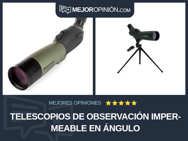 Telescopios de observación Impermeable En ángulo