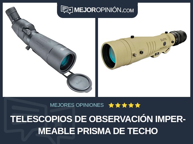 Telescopios de observación Impermeable Prisma de techo