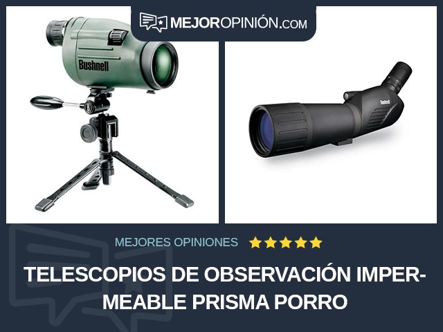 Telescopios de observación Impermeable Prisma Porro