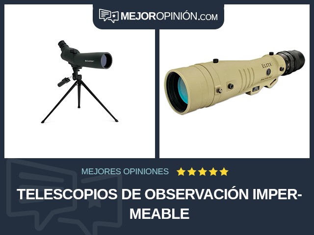 Telescopios de observación Impermeable