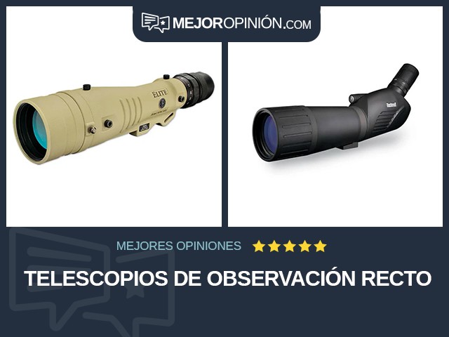 Telescopios de observación Recto