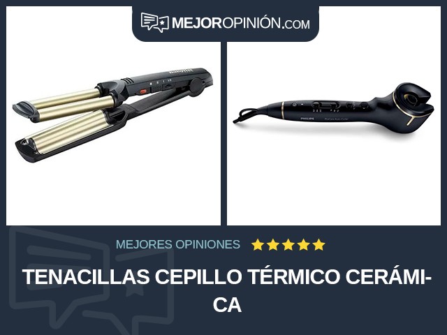 Tenacillas Cepillo térmico Cerámica