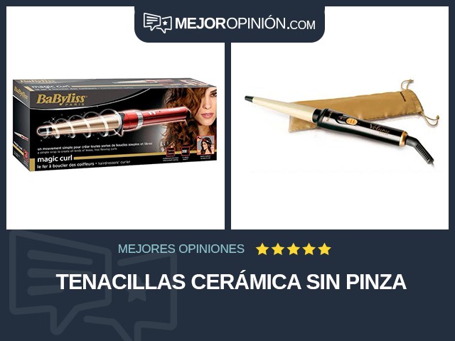 Tenacillas Cerámica Sin pinza