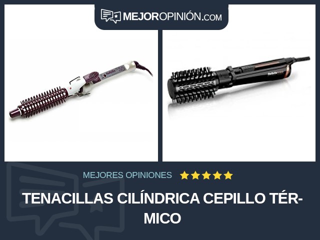 Tenacillas Cilíndrica Cepillo térmico