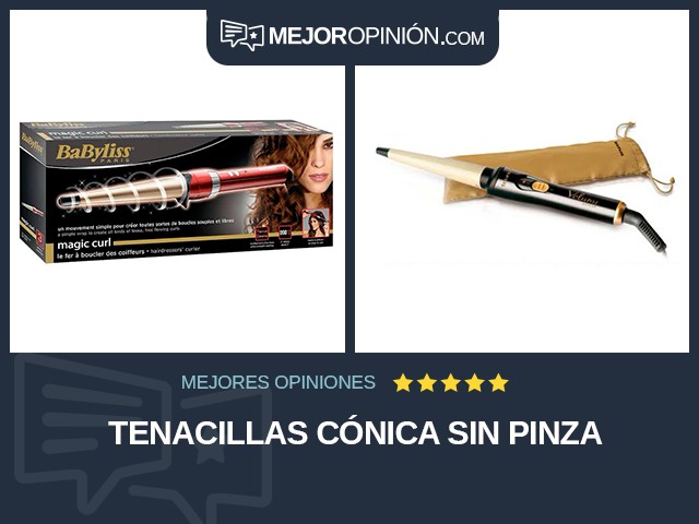 Tenacillas Cónica Sin pinza