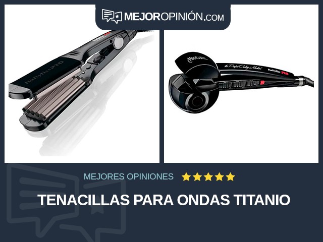 Tenacillas Para ondas Titanio