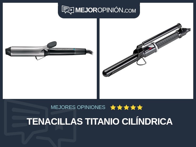 Tenacillas Titanio Cilíndrica