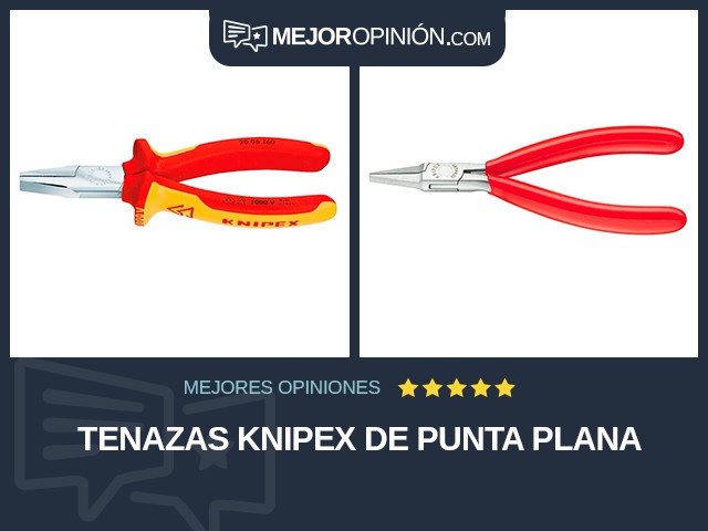 Tenazas Knipex De punta plana