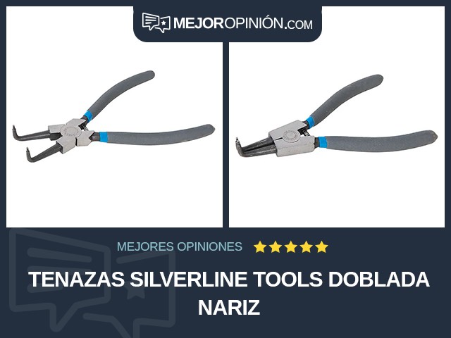 Tenazas Silverline Tools Doblada nariz