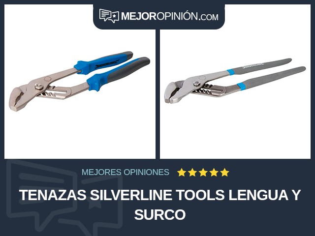Tenazas Silverline Tools Lengua y Surco