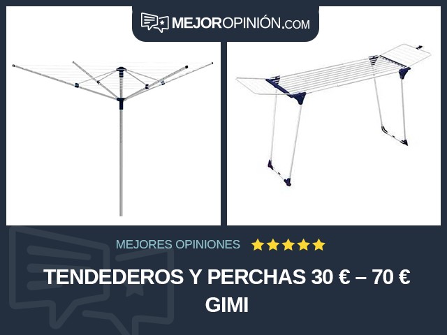 Tendederos y perchas 30 € – 70 € gimi