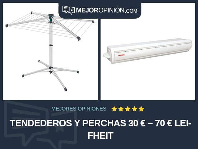 Tendederos y perchas 30 € – 70 € Leifheit