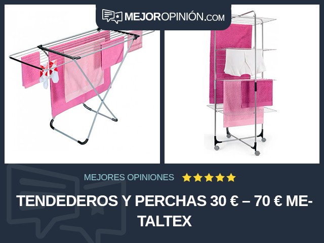 Tendederos y perchas 30 € – 70 € Metaltex