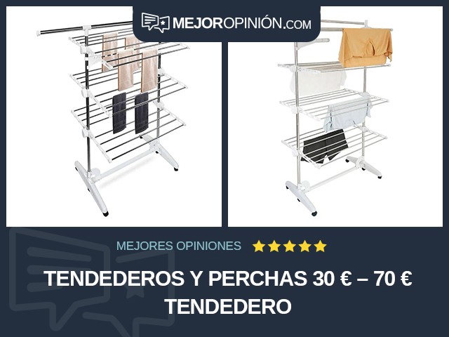 Tendederos y perchas 30 € – 70 € Tendedero