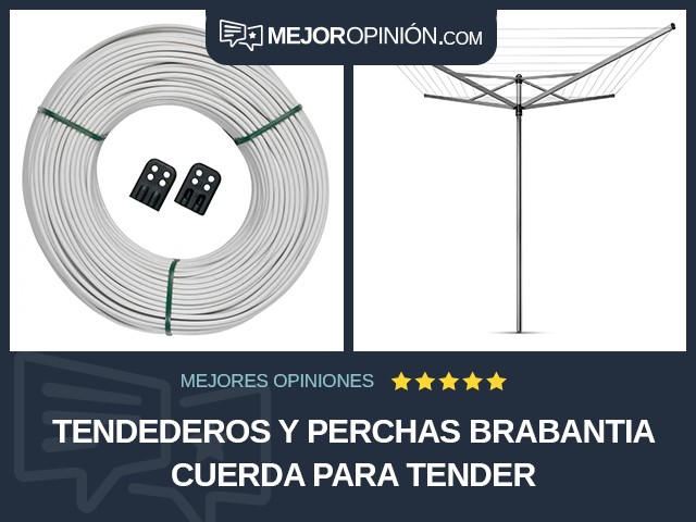 Tendederos y perchas Brabantia Cuerda para tender