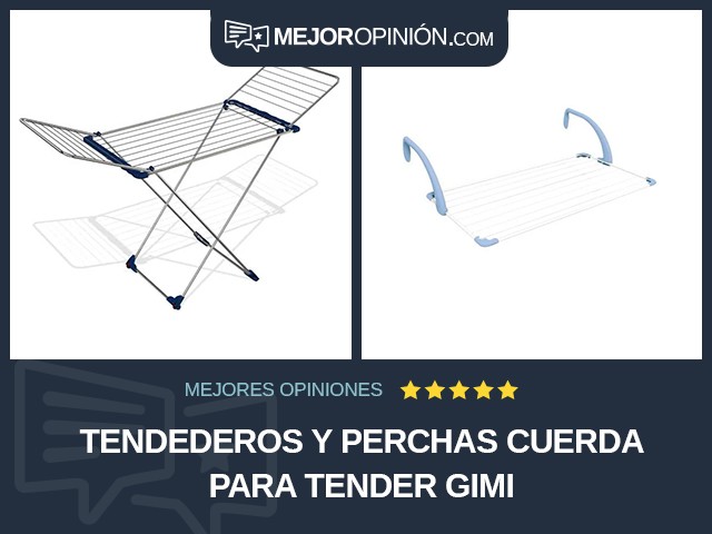 Tendederos y perchas Cuerda para tender gimi