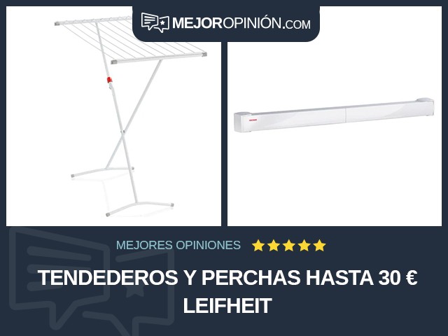 Tendederos y perchas Hasta 30 € Leifheit