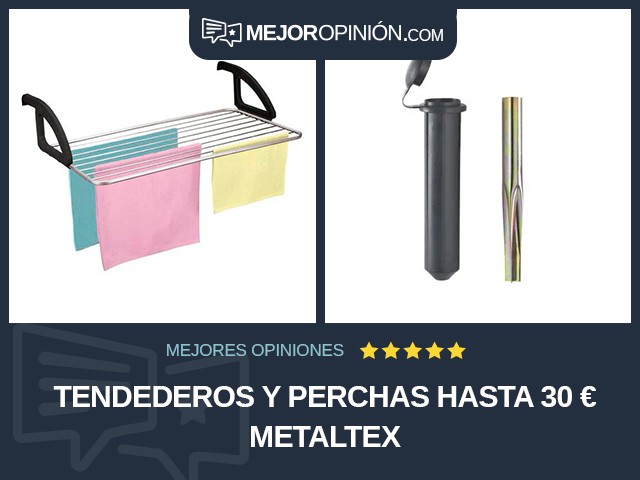 Tendederos y perchas Hasta 30 € Metaltex