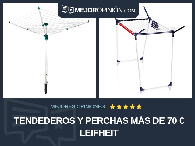 Tendederos y perchas Más de 70 € Leifheit