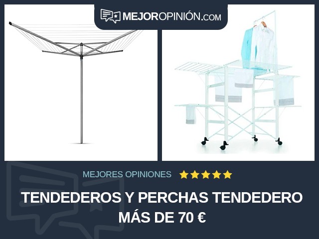 Tendederos y perchas Tendedero Más de 70 €