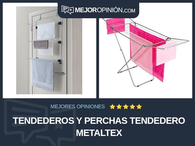 Tendederos y perchas Tendedero Metaltex